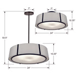 Crystorama Fulton Semi Flush Ceiling Mount