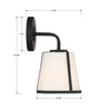 Crystorama Fulton 1-Light Wall Mount