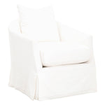 Faye Slipcover Swivel Club Chair