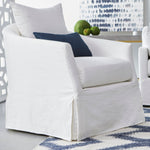 Faye Slipcover Swivel Club Chair