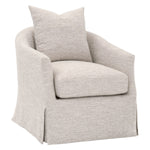 Faye Slipcover Swivel Club Chair