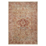 Loloi Gaia Gold/Brick Power Loomed Rug