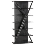 Noir Vetra Bookcase