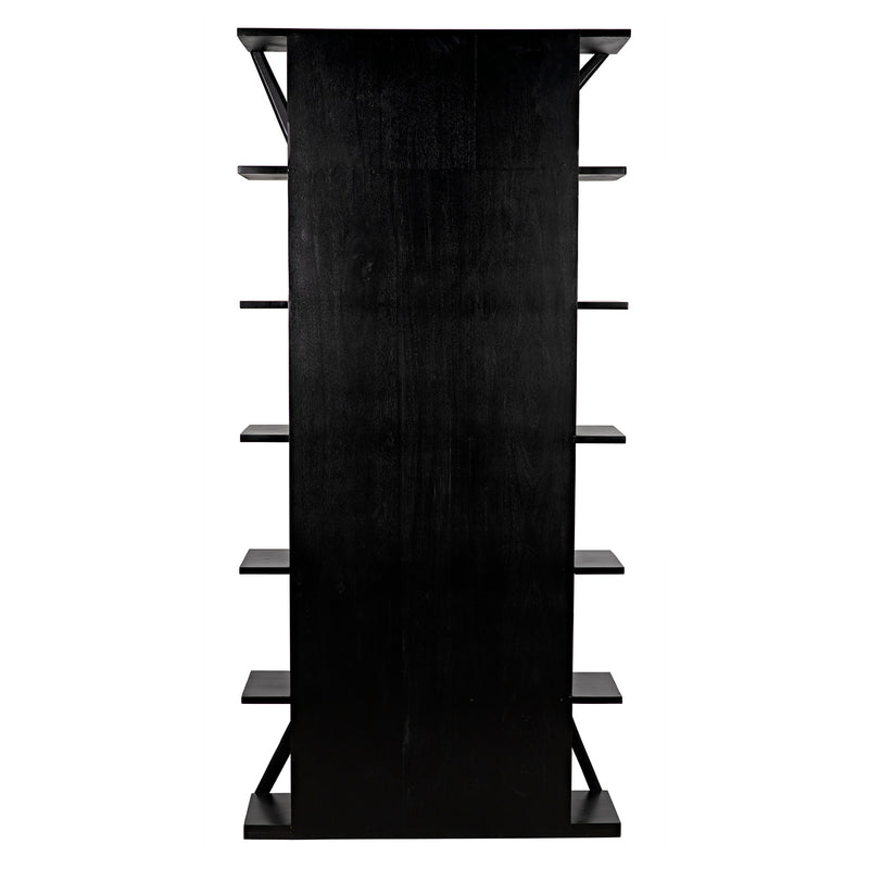 Noir Vetra Bookcase