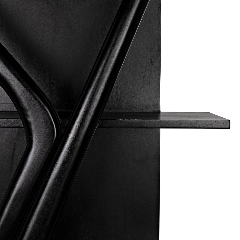 Noir Vetra Bookcase