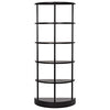 Noir Spago Metal Bookcase