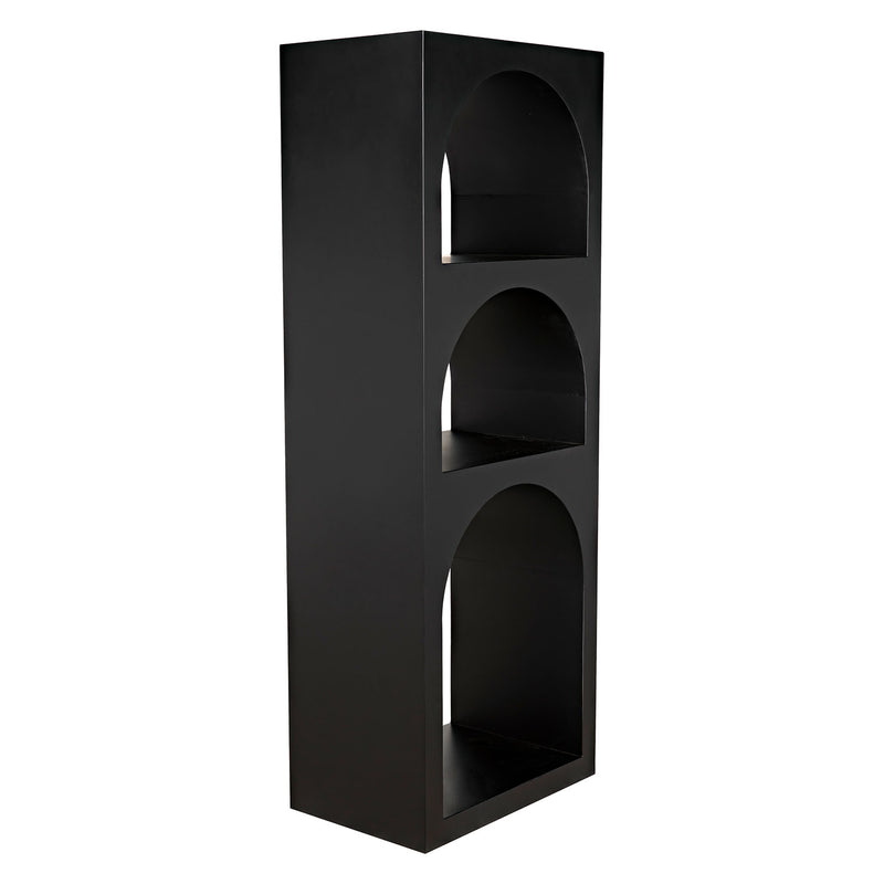 Noir Aqueduct A Metal Bookcase