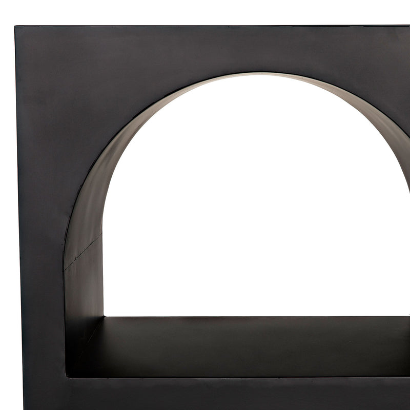 Noir Aqueduct A Metal Bookcase