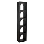 Noir Aqueduct C Metal Bookcase