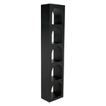 Noir Aqueduct C Metal Bookcase