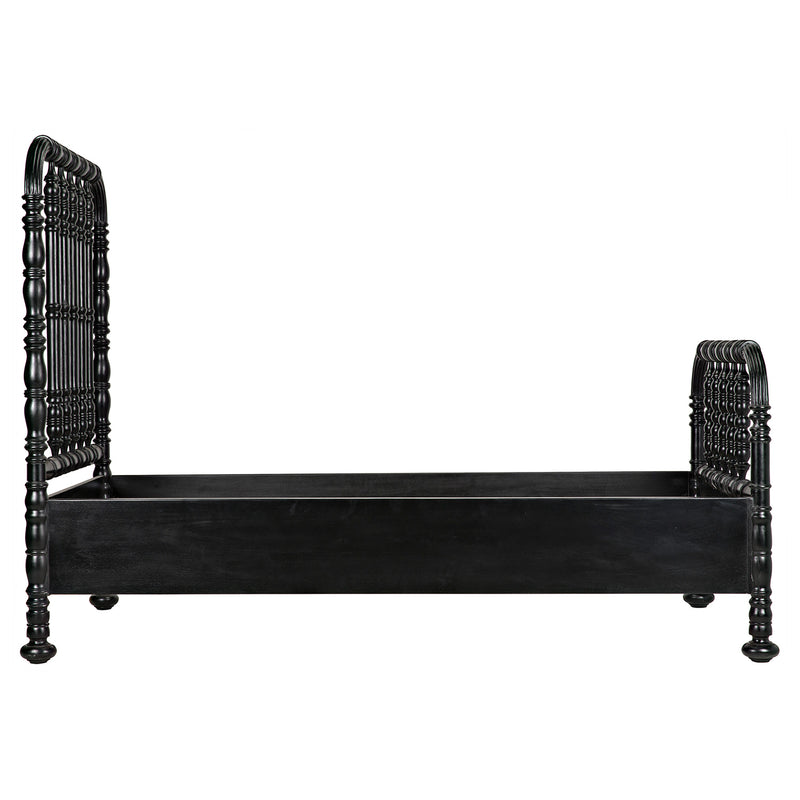 Noir Bachelor White Wash Bed