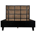 Noir Porto Bed With Headboard Frame