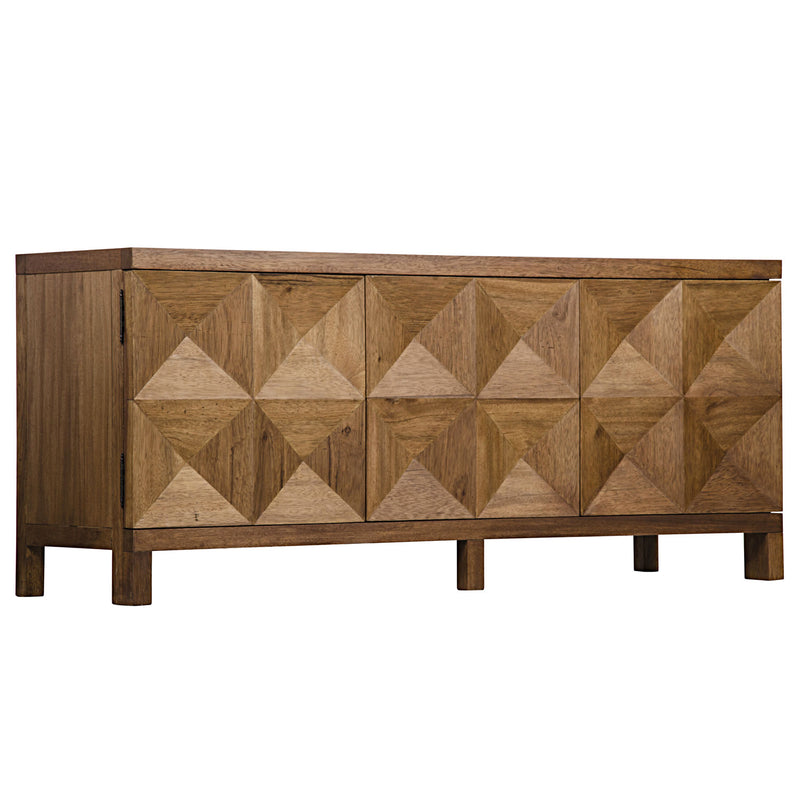 Noir Quadrant 3 Door Sideboard