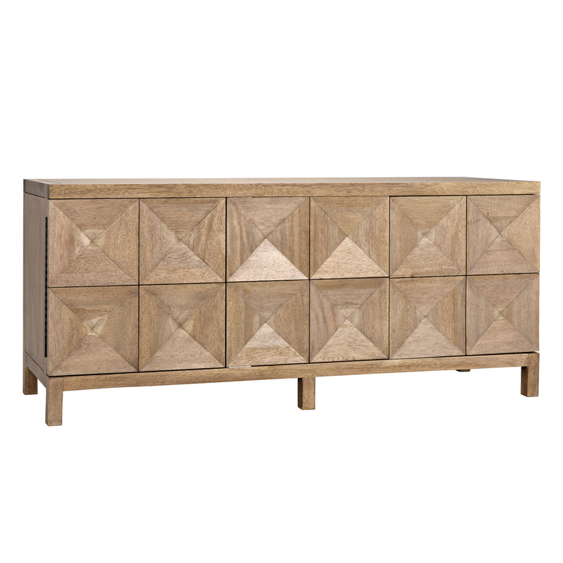 Noir Quadrant 3 Door Sideboard