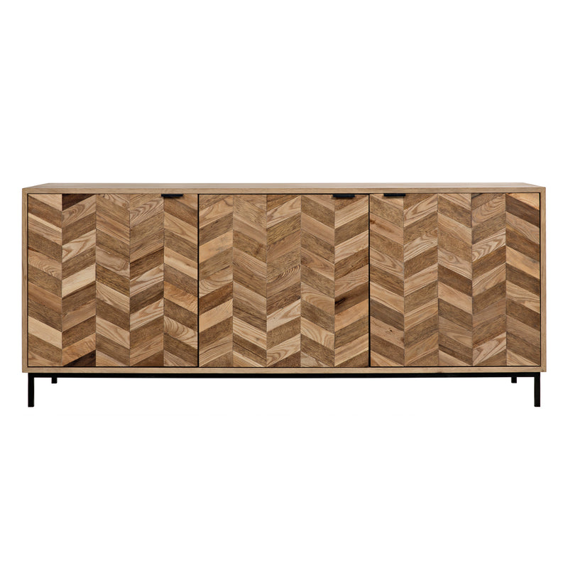 Noir Herringbone Sideboard