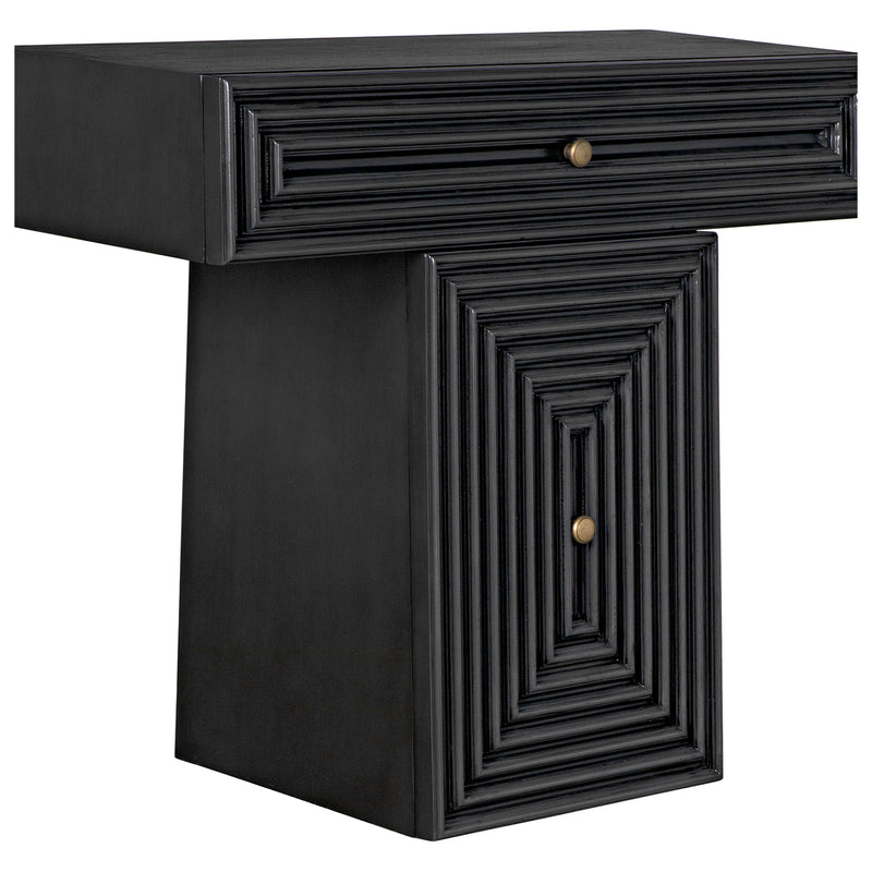 Noir Brice Console Table