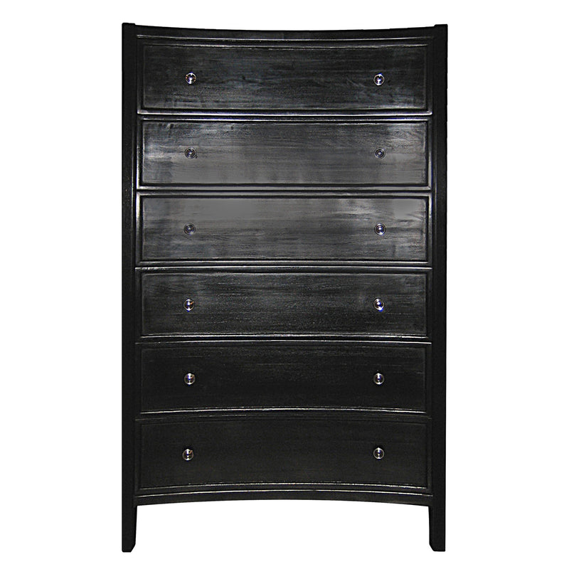 Noir Hampton Tall Boy Dresser