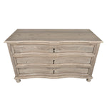 Noir Curved Front 3 Drawer Chest