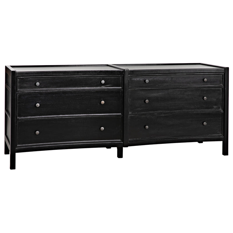 Noir Hampton 6 Drawer Dresser