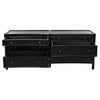 Noir Hampton 6 Drawer Dresser