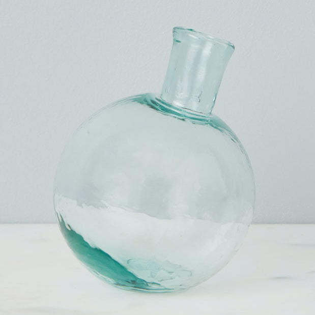 Etu Home Clear Sphere Bud Vase Set of 2