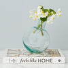 Etu Home Clear Sphere Bud Vase Set of 2