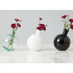 Etu Home Clear Sphere Bud Vase Set of 2