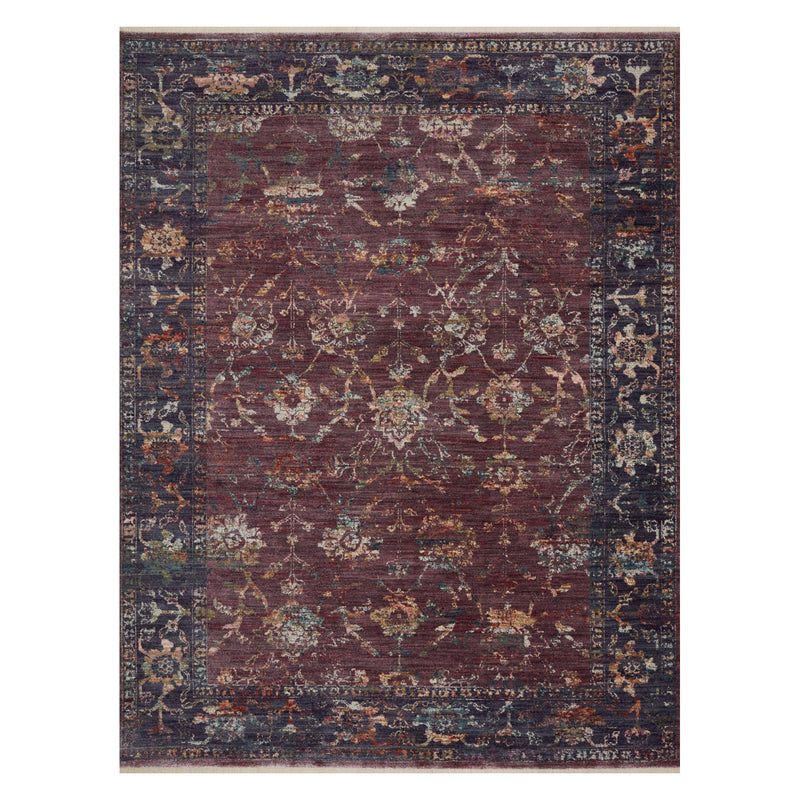 Loloi Giada Grape/Multi Power Loomed Rug