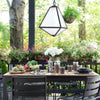 Brian Patrick Flynn For Crystorama Glacier White Glass Outdoor Chandelier