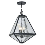 Brian Patrick Flynn For Crystorama Glacier Water Glass Outdoor Chandelier