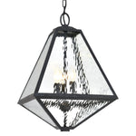 Brian Patrick Flynn For Crystorama Glacier Water Glass Outdoor Chandelier