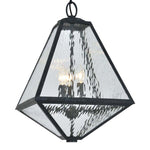 Brian Patrick Flynn For Crystorama Glacier Water Glass Outdoor Chandelier