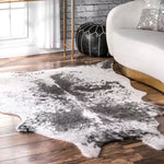 Rexford Faux Rawhide Rug