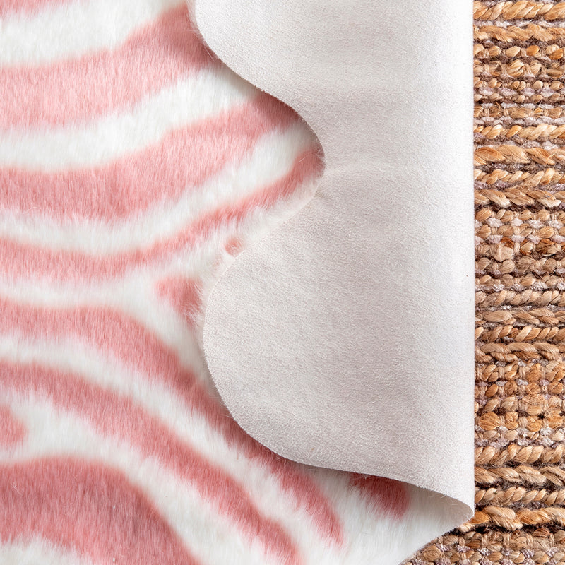 Zebra Faux Rawhide Rug