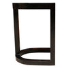 Noir Saddle Hand Rubbed Black Counter Stool