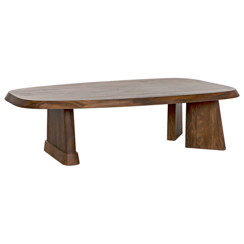 Noir Confucius Walnut Coffee Table