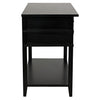 Noir Colonial 2 Drawer Side Table