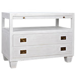 Noir 2 Drawer Side Table