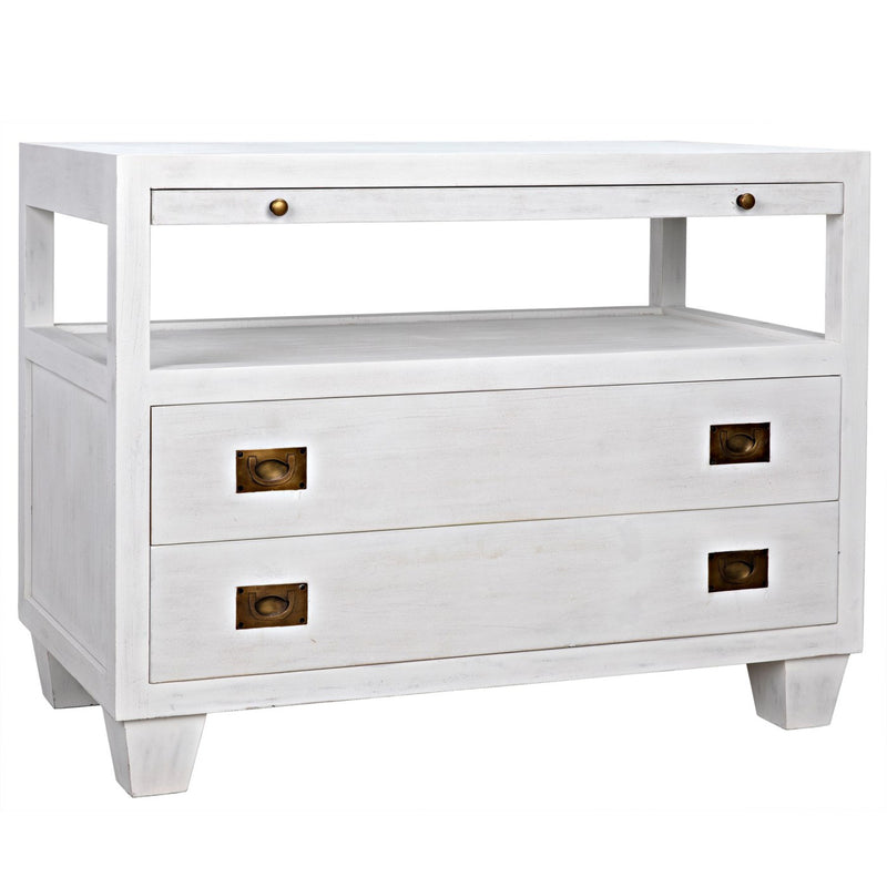 Noir 2 Drawer Side Table