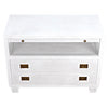 Noir 2 Drawer Side Table