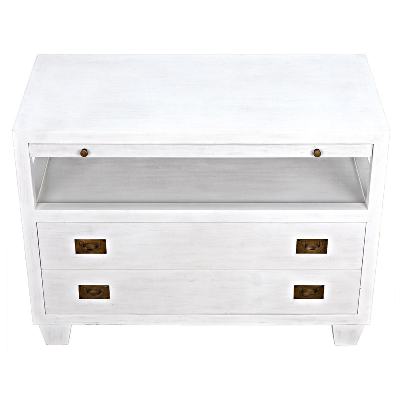 Noir 2 Drawer Side Table