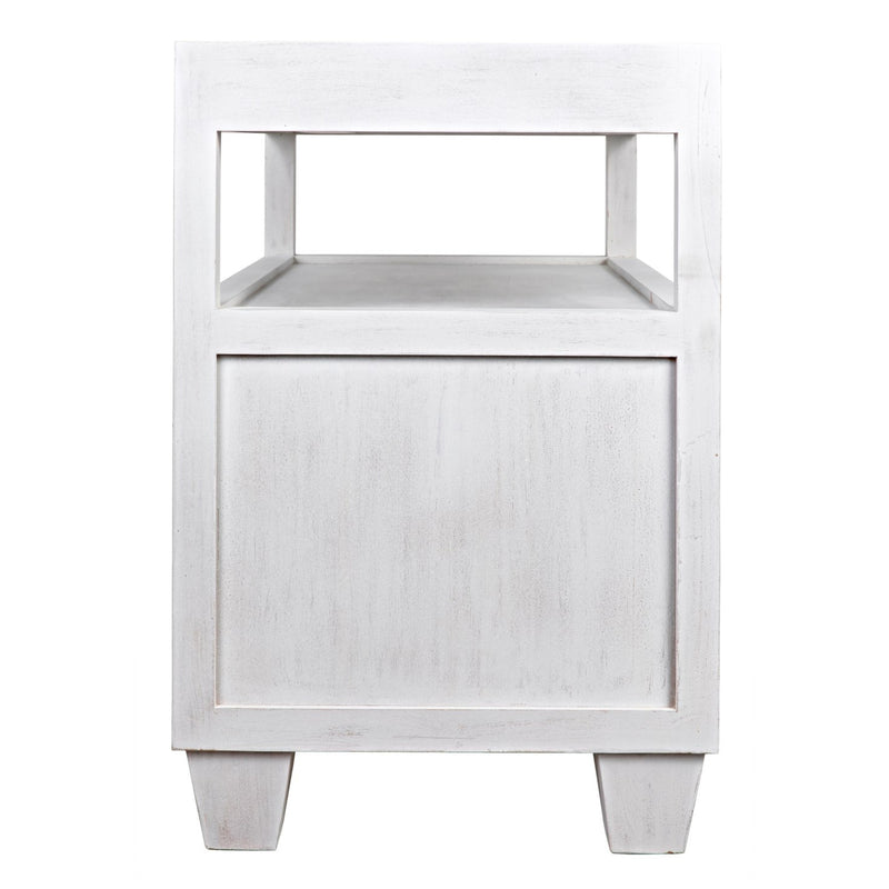 Noir 2 Drawer Side Table