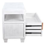 Noir 2 Drawer Side Table