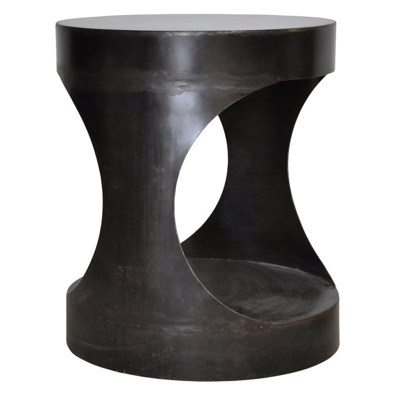 Noir Eclipse Round Side Table