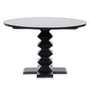 Noir Zig Zag Dining Table