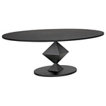 Noir Katana Oval Dining Table