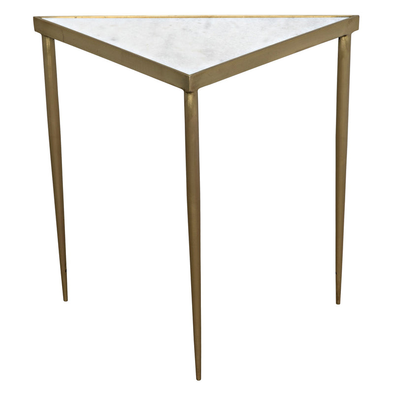 Noir Comet Triangle Side Table