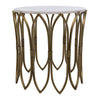 Noir Nola Brass Side Table