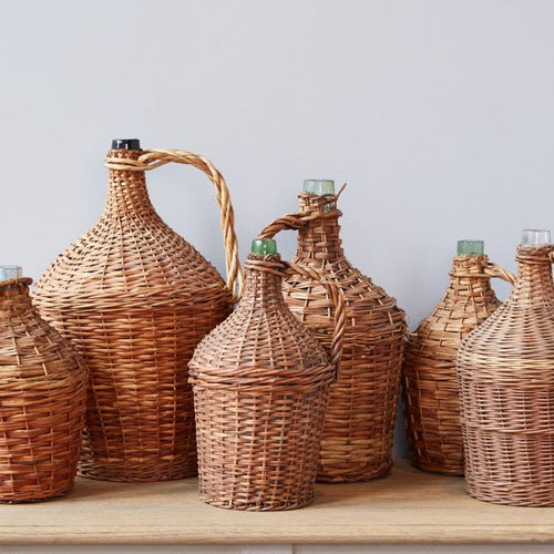 Etu Home Wicker Demijohn Bottle