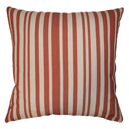 Square Feathers Georgia Stripe Throw Pillow